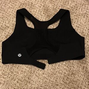 lululemon athletica bitty bracer Classic Black Sports Bra 36C high impact